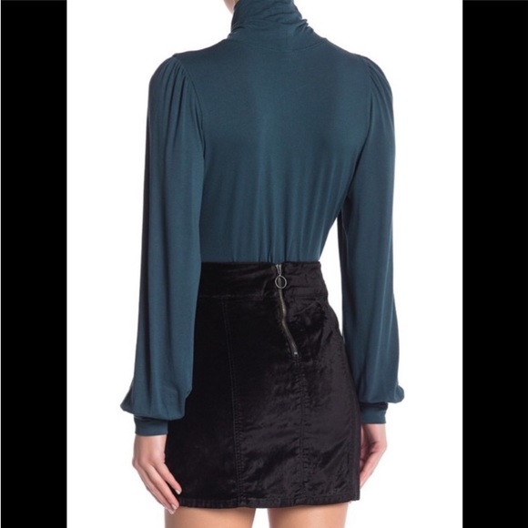 NWOT Free People Velvet Retro Mini Skirt - size 30 - Picture 3 of 12